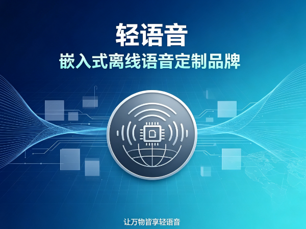 轻语音｜专注嵌入式离线语音定制，赋能全球制造企业智能化升级