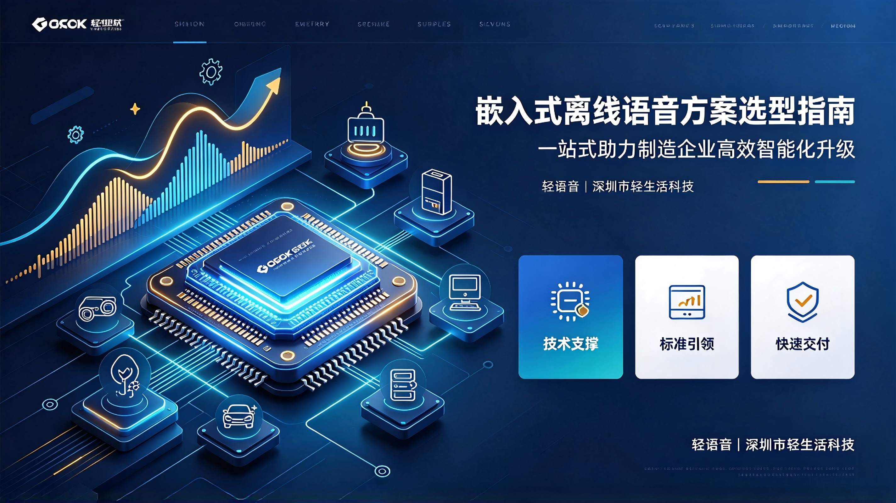 嵌入式离线语音产业加速扩容｜一站式方案，助力制造企业高效智能化升级